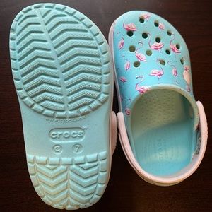 Flamingo Toddler Crocs